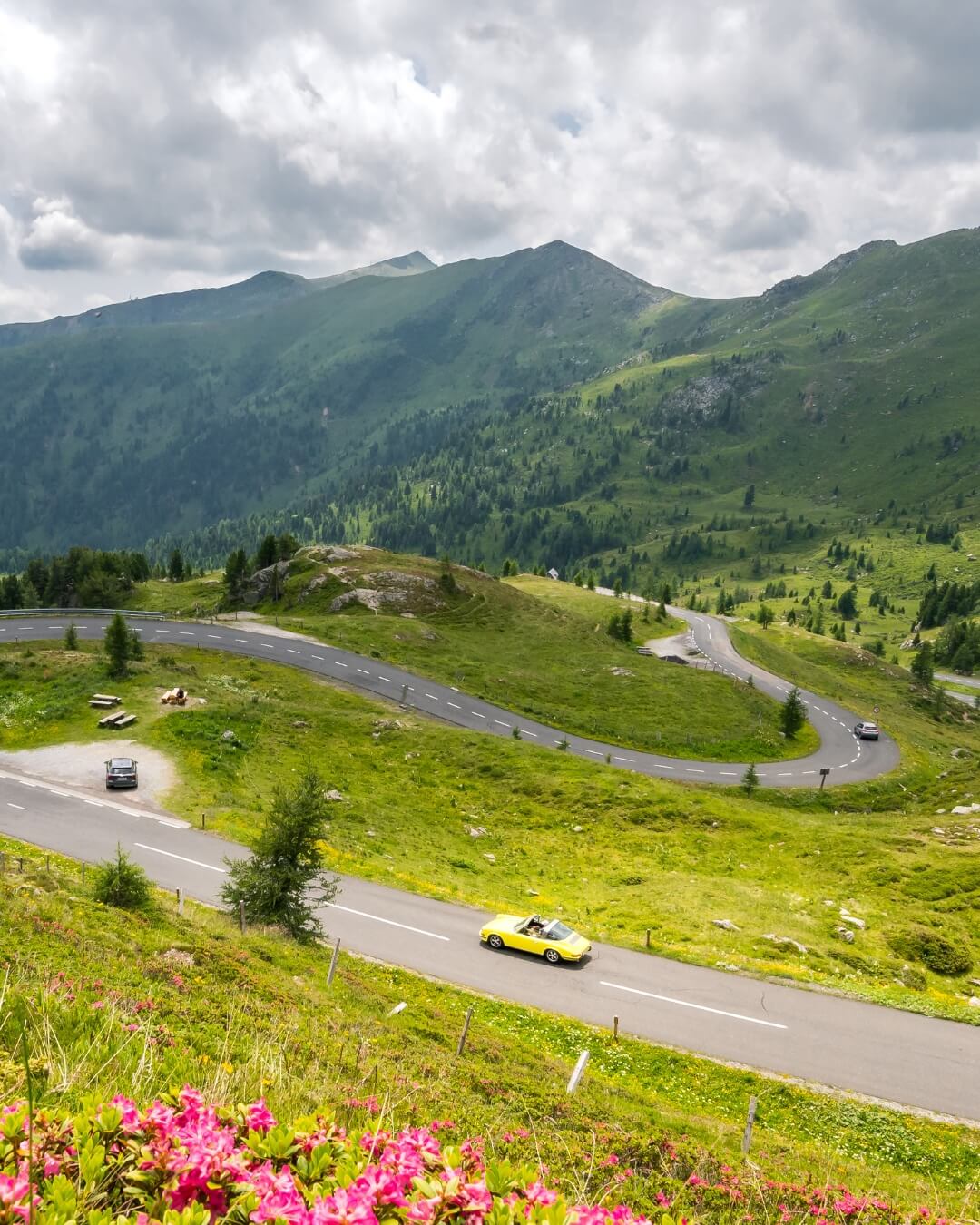 Cabrio Treffen Turrach Porsche Alpin Peaks